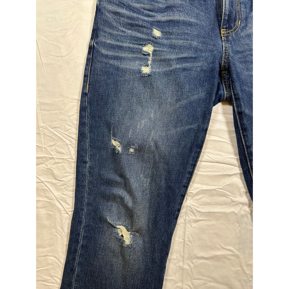 Cabi Jeans 100% BF Distressed Boyfriend Denim Blue Size 6 - Picture 4 of 9
